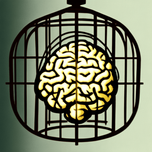 AI generated: brain in a bird cage