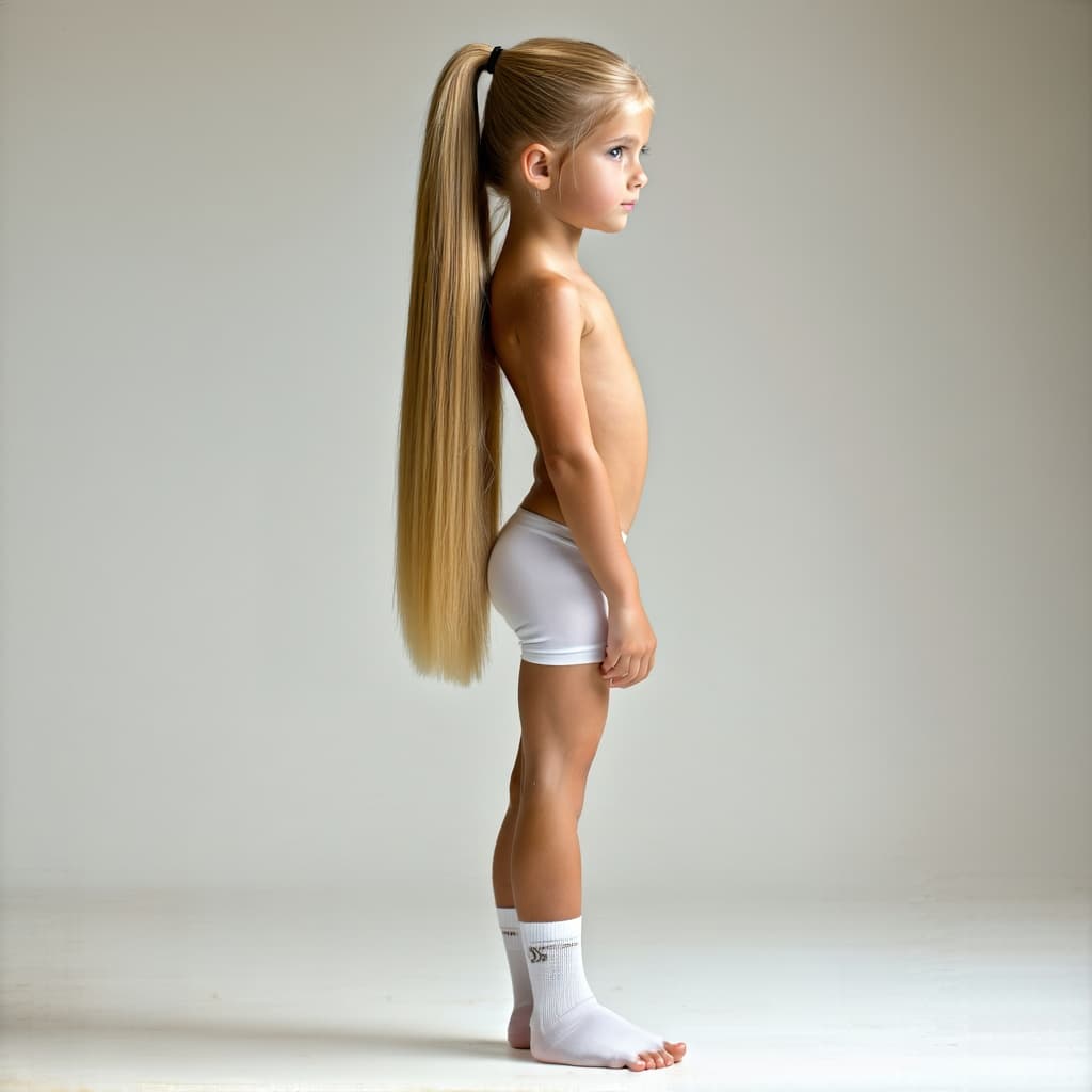 AI generated: a professional photo of a exceptionally beautiful young girl. (age 13), highly detailed, (masterpiec...