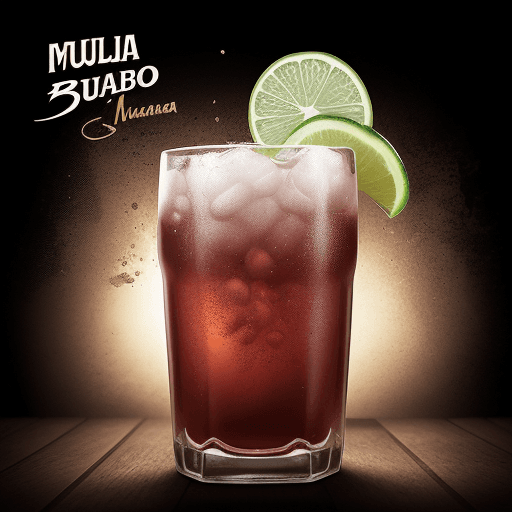 AI generated: Take as a reference the image of the Malta Bucanero soft drink from Cuba and generate an image with ...