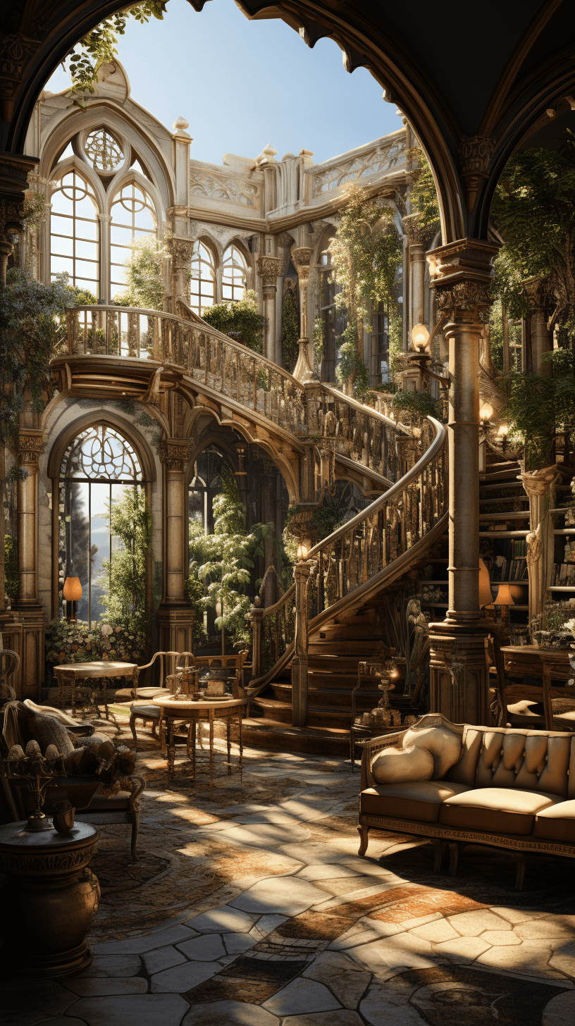 AI generated: The opulent court life of Germiyan at its peak, with detailed depictions of luxurious fabrics, exoti...