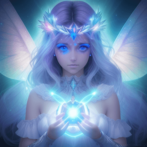 AI generated: una mujer, hermosos ojos brillantes del océano, iluminación de hadas ultra detallada, fotorrealista,...