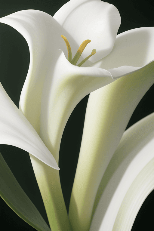 AI generated:  Unbelievable Arum Lily ultra highres, photorealistic, 8k, hyperrealism, dramatic lighting, photogra...