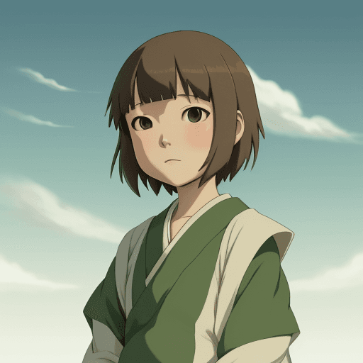 AI generated: chihiro from Spirited Away