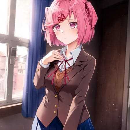 Natsuki DDLC LoRA - Image 1