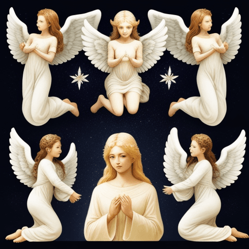 AI generated: ten angels of the universe
