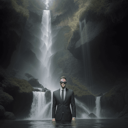 AI generated: foto visual impresionante de un hombre mayor, calvo usando lentes redondos transparentes, definir ra...