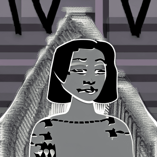 AI generated: a woman a tattoo on her arm and shoulder, in the style of mysterious beauty, algeapunk, asian-inspir...