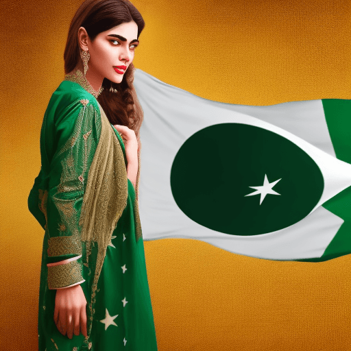 AI generated: Pakistan as a beautiful woman, hyper realistic, 4k image