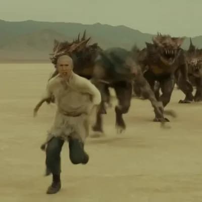 AI generated video: /imagine prompt an amazing futuristic dystopian image (in the style of the artist Joao Ruas:1.9). Su...