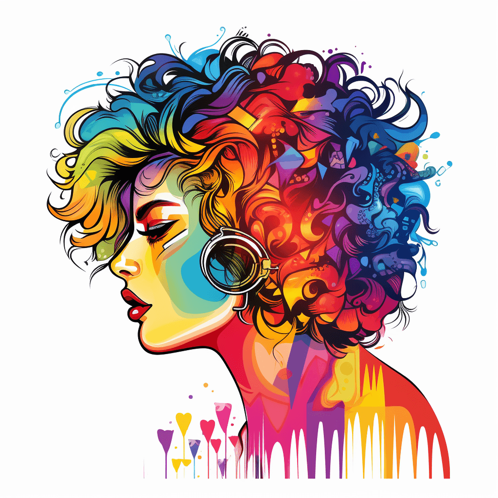 AI generated: A t-shirt design with an LGBTQ+ style design of pride. T-shirt design graphic, LGBTQ+ style artwork,...