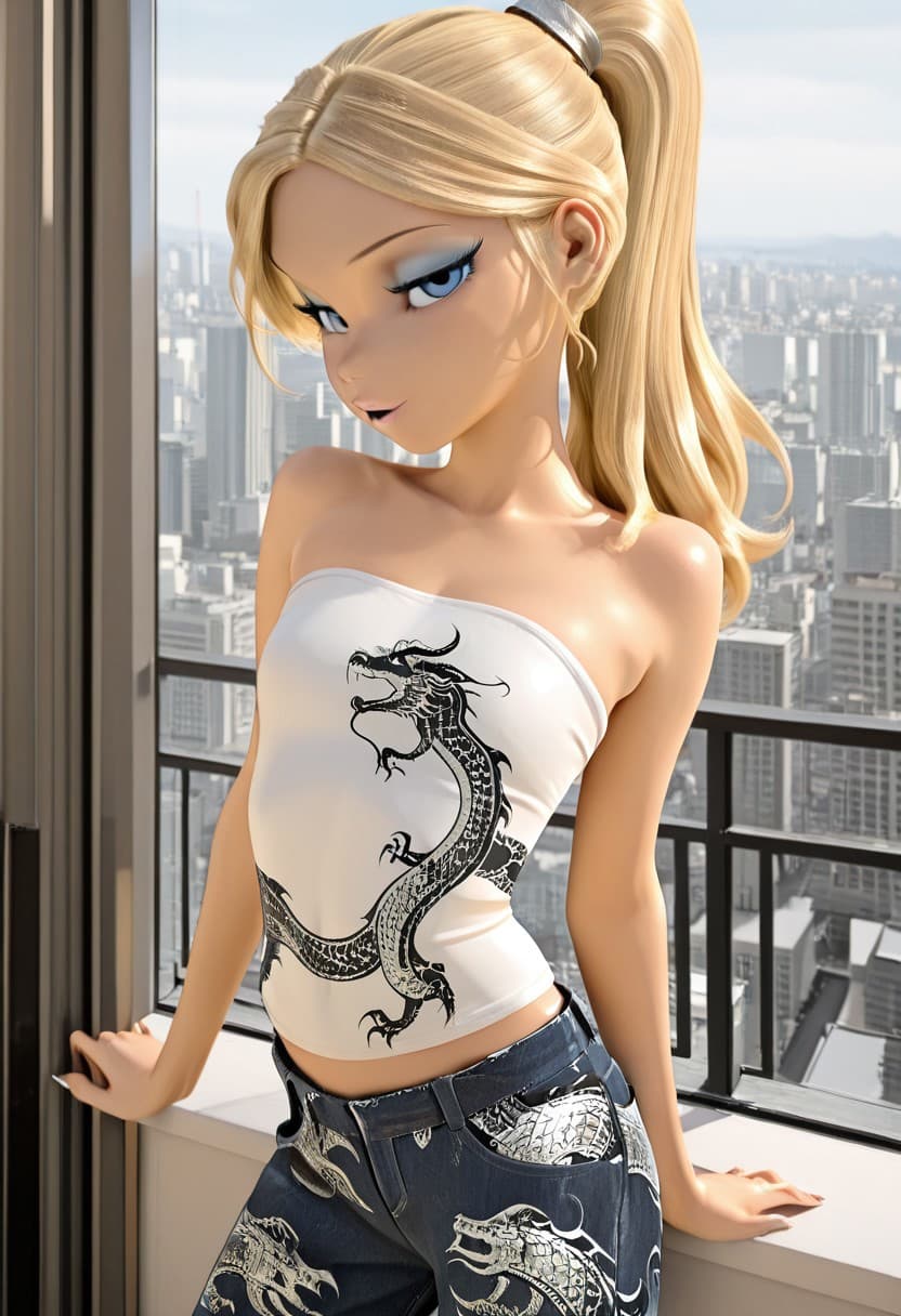 Chloe Bourgeois (Miraculous Ladybug) commission