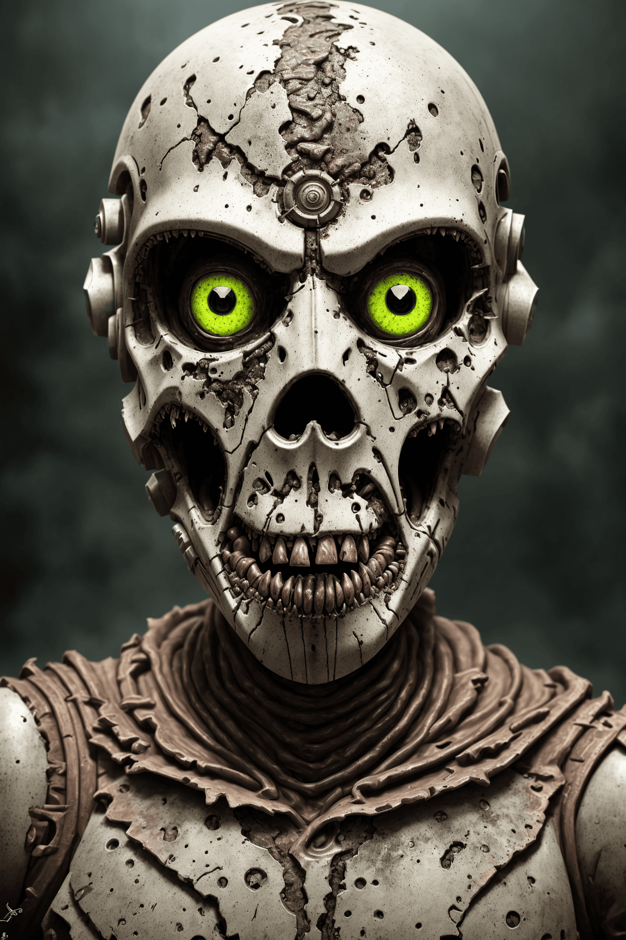 AI generated: Samhain figure, creature, wicca, occult, harvest, fall, hyper-realistic, ultra resolution, creepy, d...