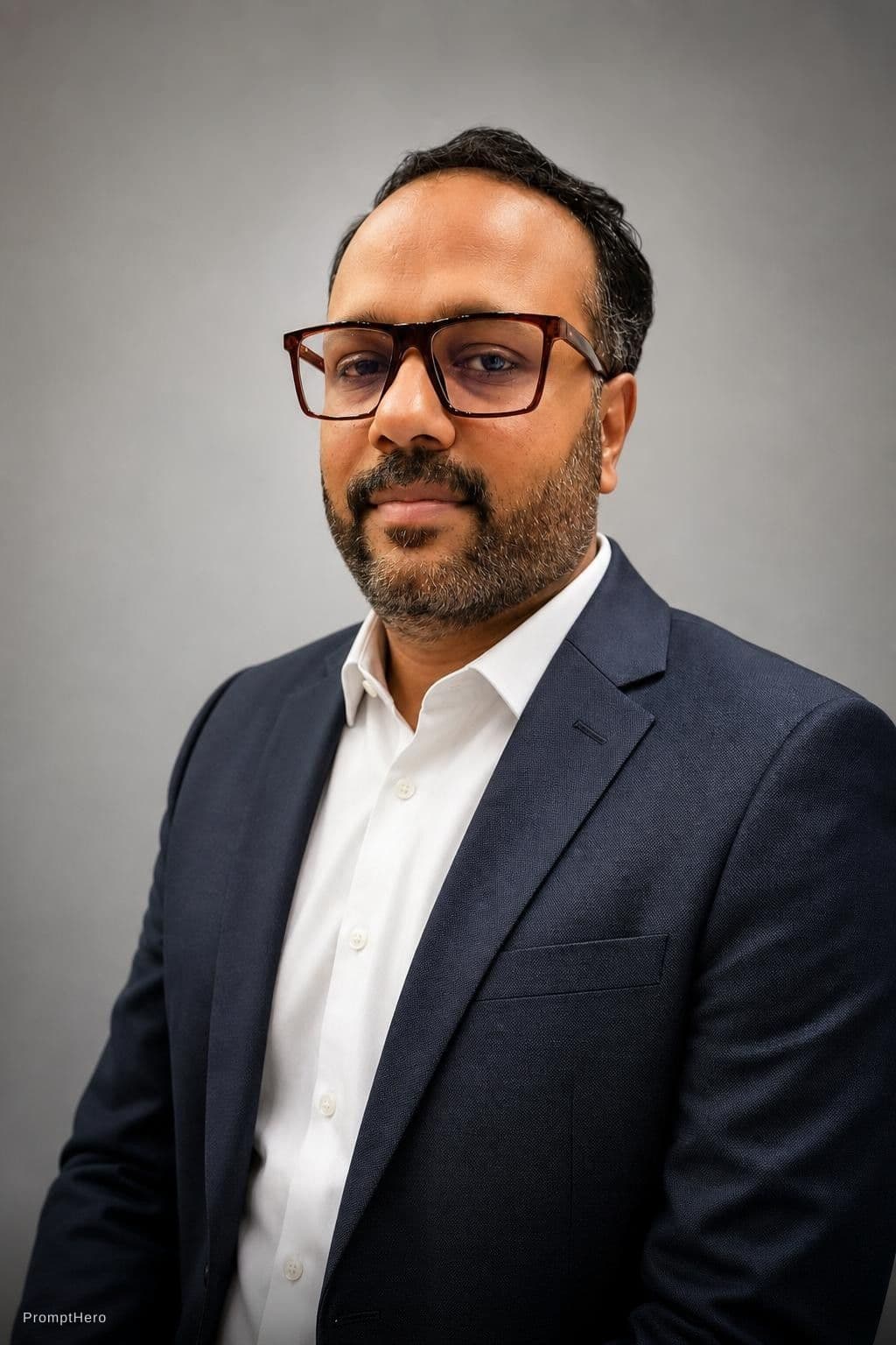 AI generated: Studio photo for resume, elegant look 4k quantity enhanced 