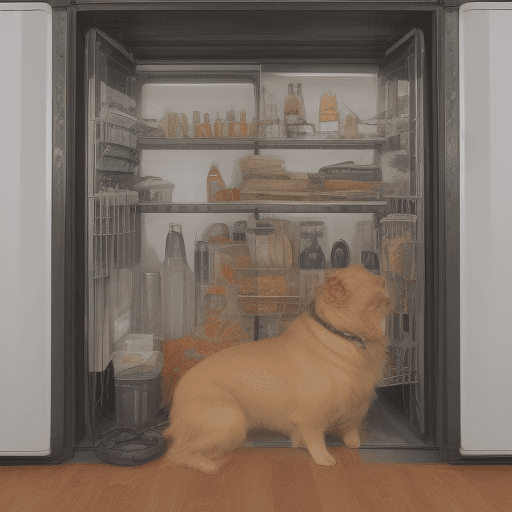 AI generated: vacuum cleaner
rust eater
food
hungry dog
refrigerator
golden retriever
dog
8 k