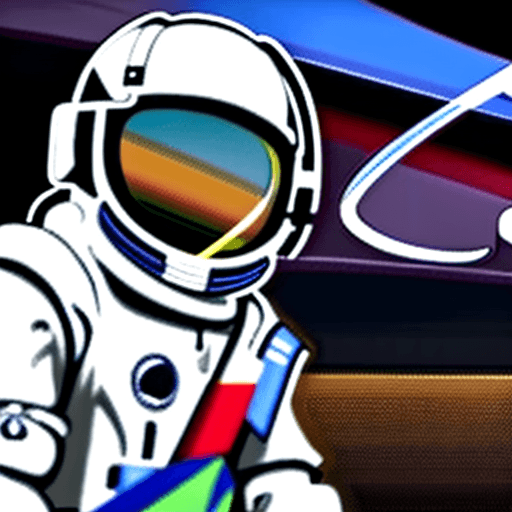 AI generated: A highly detailed, ultra-realistic portrait of a gorgeous woman astronaut inside the International S...