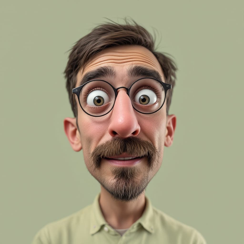 AI generated: "Envision a world where every individual, whether man or woman, is reimagined with big eyes that spa...