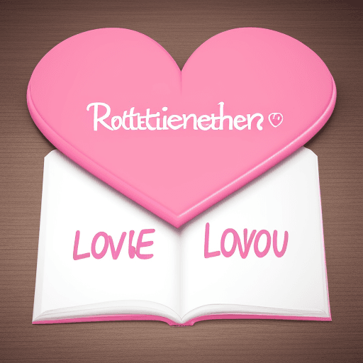 AI generated:  relationship and life coach logo ,pink color ,beautiful , godly , love sign, in text form