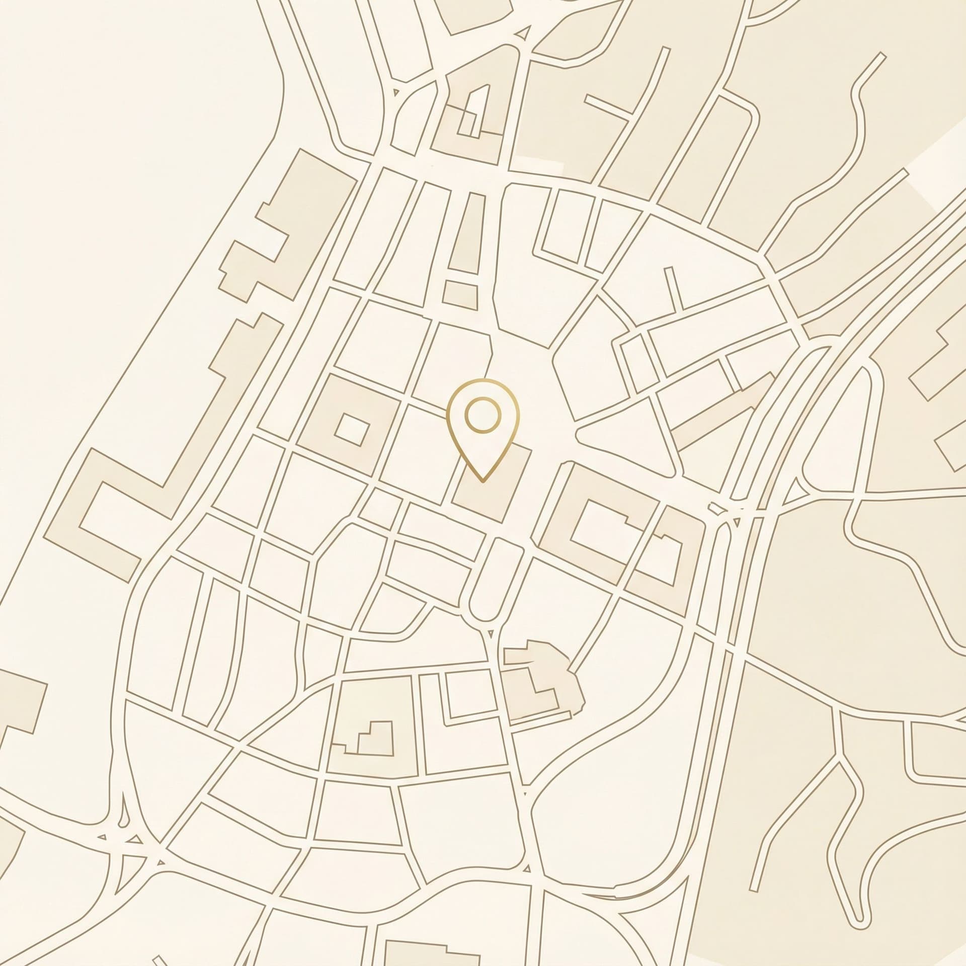 AI generated: A minimalist 2D flat vector illustration of a stylized, line-art map of Pontevedra city. Focus on ce...