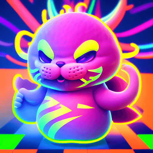 AI generated: BIGCHICHI TWITCH LOGO, COOL LOGO, TWITCH STREAMER, 8k, NEON LIGHTS, MANY GAMES BACKGROUND GAUSSIAN B...