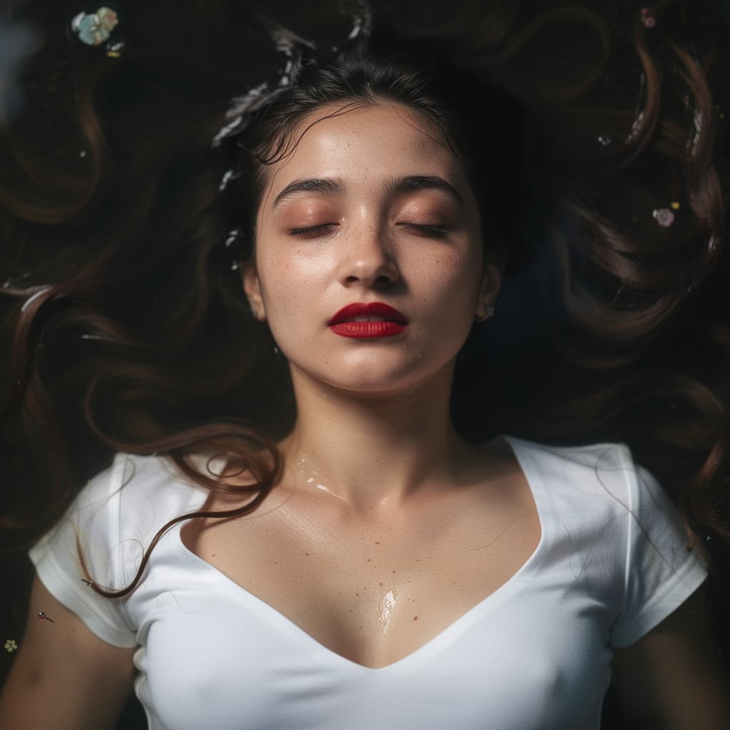 AI generated: realistic cinematic image with dark shadows and high contrast,

A highly detailed photorealistic por...