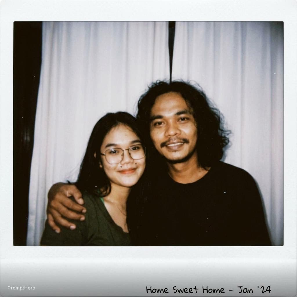 AI generated: Make an image that looks like it was taken with a Polaroid camera. It should feel like an ordinary, ...