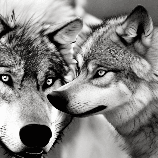 AI generated: picture of a wolf feasting on a king
