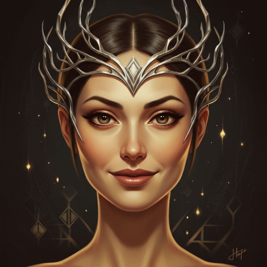AI generated: Make similar this image in different face and shape 