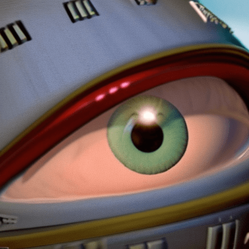 AI generated: Photo of a ultra realistic eye ball ship, dramatic light, pale sunrise, cinematic lighting, battered...
