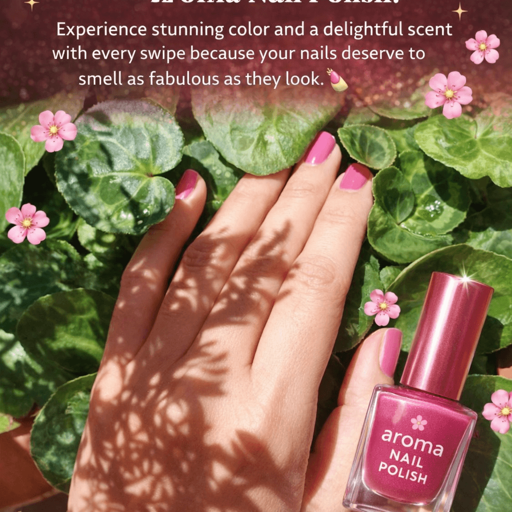 AI generated: ✨ Elevate your style with our irresistible Aroma Nail Polish! ✨ Experience stunning color and a deli...