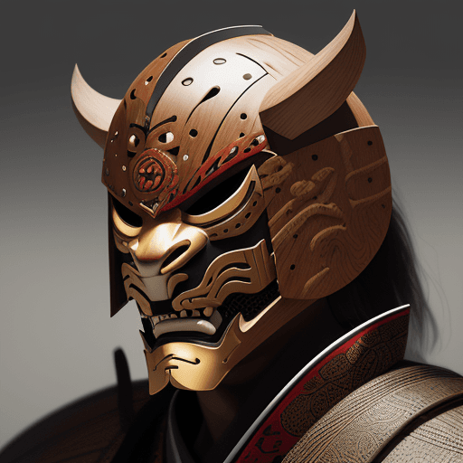 AI generated: , jaguar helmet mask , warrior mask , high details, wood, japanese inspired, textures, 8k, 1:1 ratio...