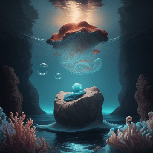 AI generated: Masterpiece of synthetic data visual representation: a stunning cinematic digital painting featuring...