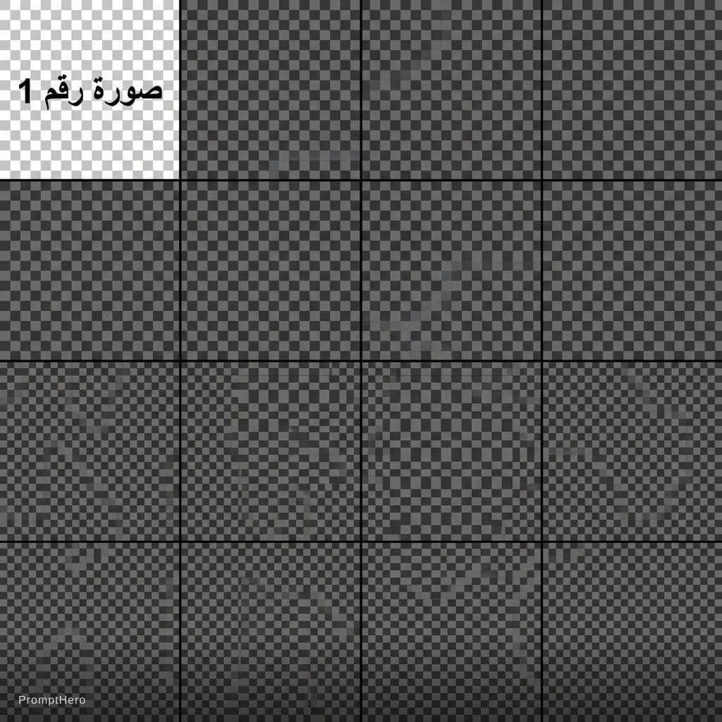 AI generated: صورة رقم 1 وهو ينقسم الى 10اجزاء و سيتحول الى جزء من عشرة 