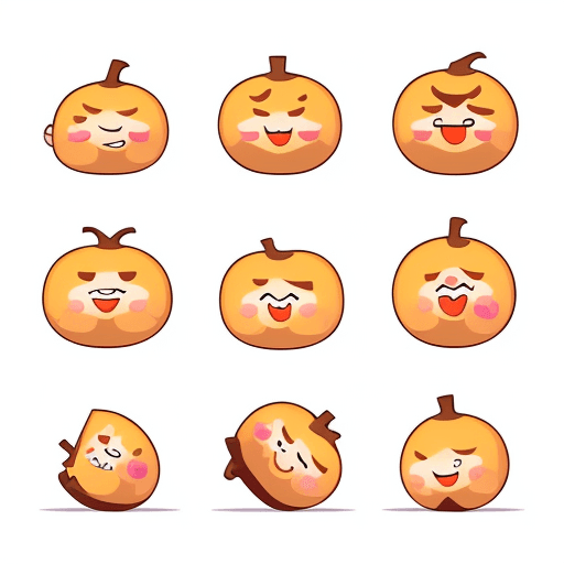 AI generated: ((cute stickers, style cartoon, cute Super Deformed Character, white border, high quality, colorful,...