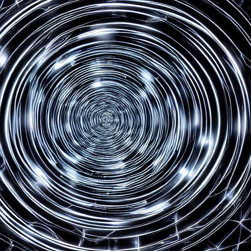 AI generated: high resolution photography electro music, abstract, cables, fractal, dreamy, design magazine, cozy ...