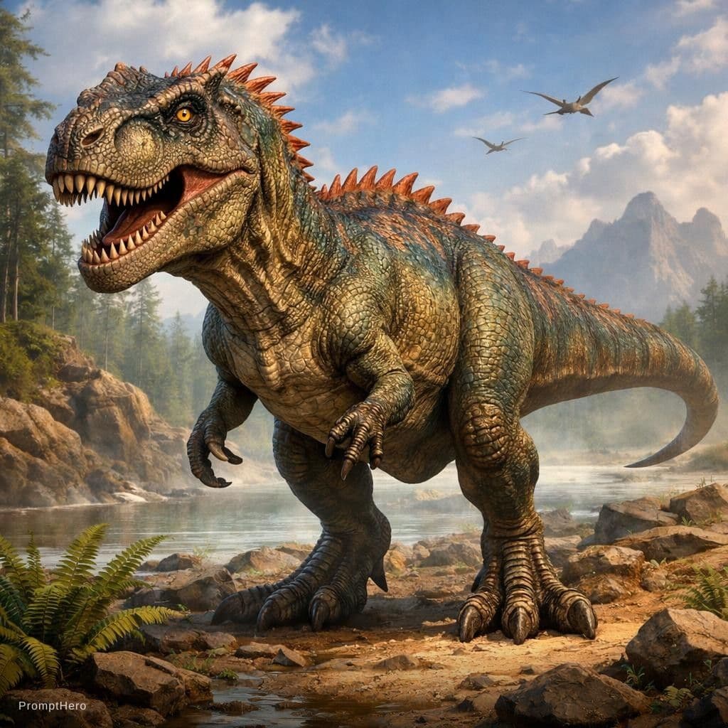 AI generated: Crée un dinosaure