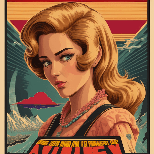AI generated: A retro style poster, highly detailed digital art, highly detailed