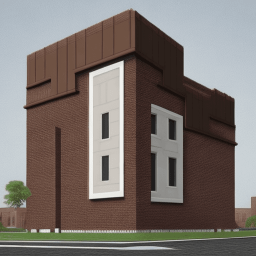 AI generated: Here is an initial AR concept for the Jafar Shah Latur technology center facade based on your select...