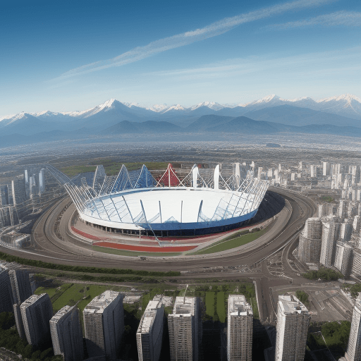 AI generated: olympic background image