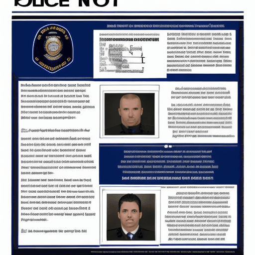 AI generated: police note
