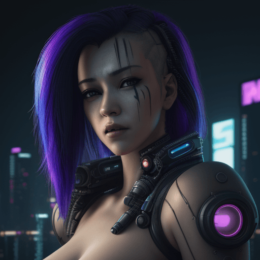 AI generated: cyberpunk (128K resolution)), (hyperrealistic:1. 5), (Canon 50:1. 1), nsfw, (medium shot:1. 3), (hig...