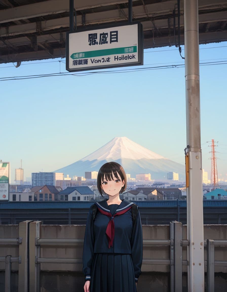 日本の高架駅 、 駅のホーム / Elevated station , Platform