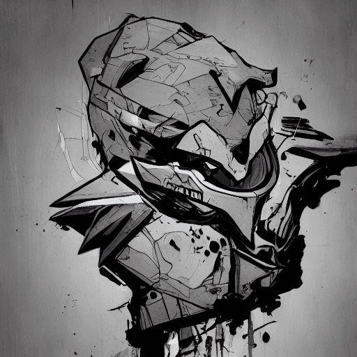 AI generated: logo concept on ghost, Gorillaz, Ashley Wood, artstation, comic art, Hyper-detailed, Super-Resolutio...