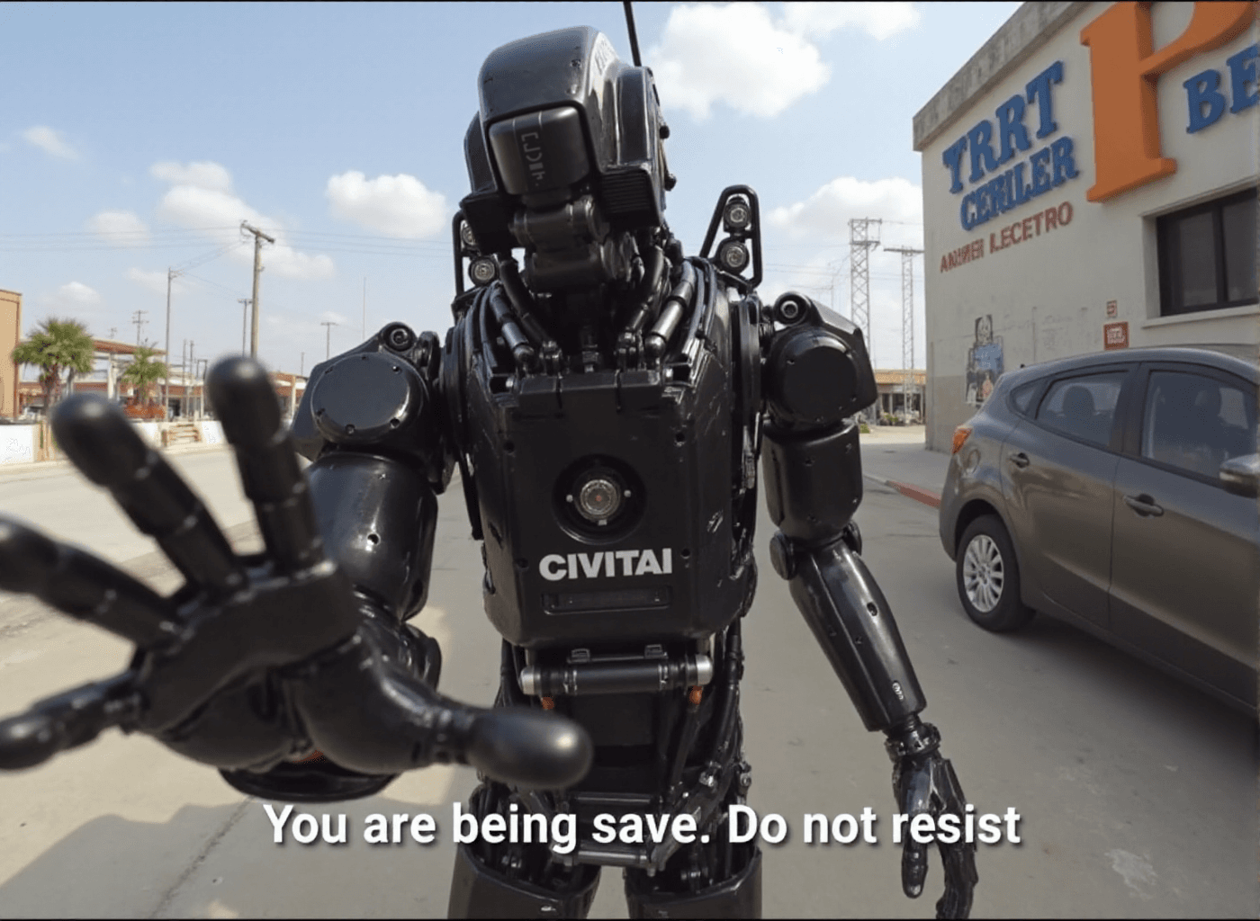 Elysium police robot - ZIT - Flux1.D