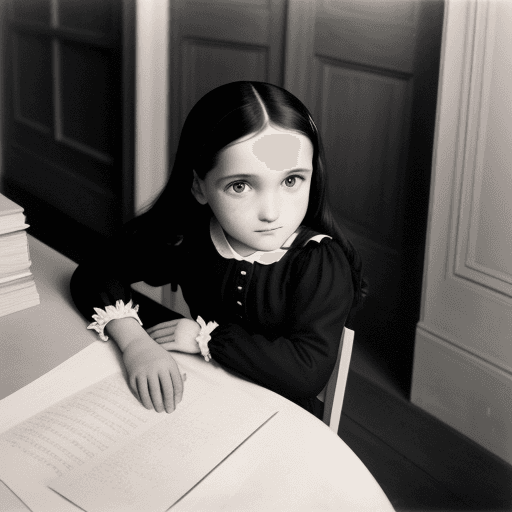 AI generated: Photo Anne franck
