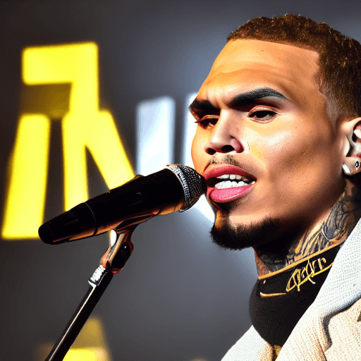 AI generated: singer chris brown, high_details_8k