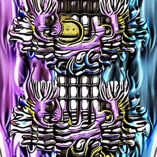 AI generated: ferrofluid monster mixed between a cat and a velociraptor::5, sinister, in the jungle, tentacles, al...