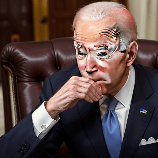 AI generated: President Biden drinks blood with the Israeli Prime Minister