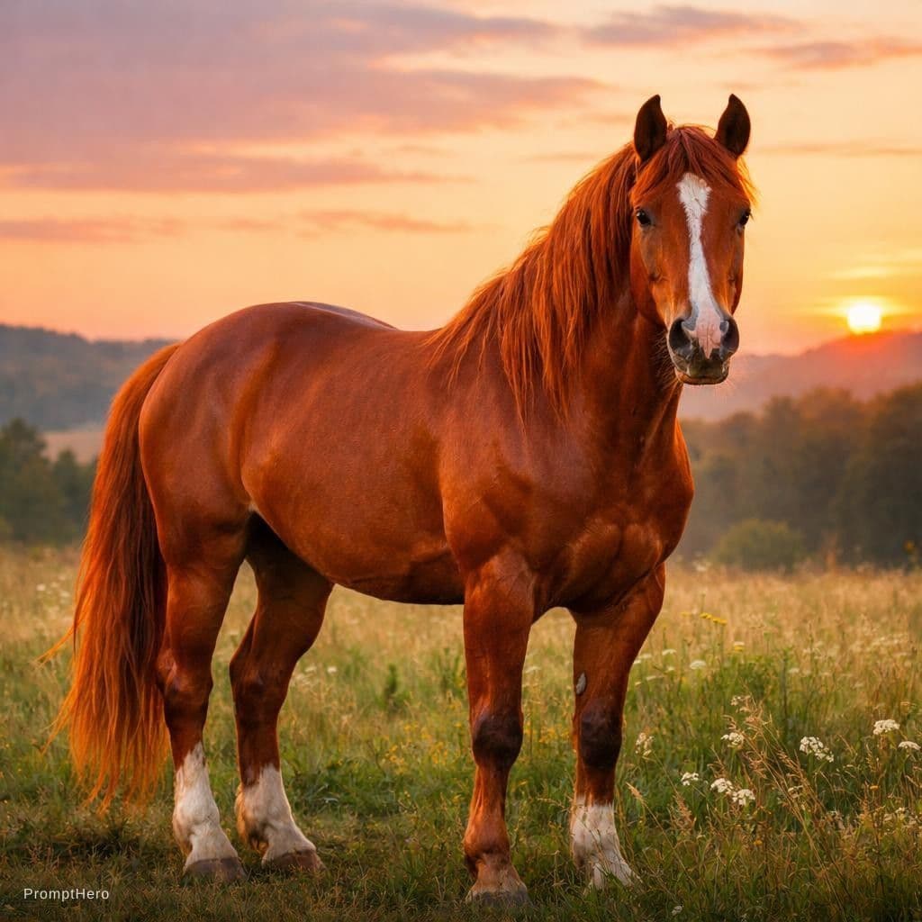 AI generated: I red horse


