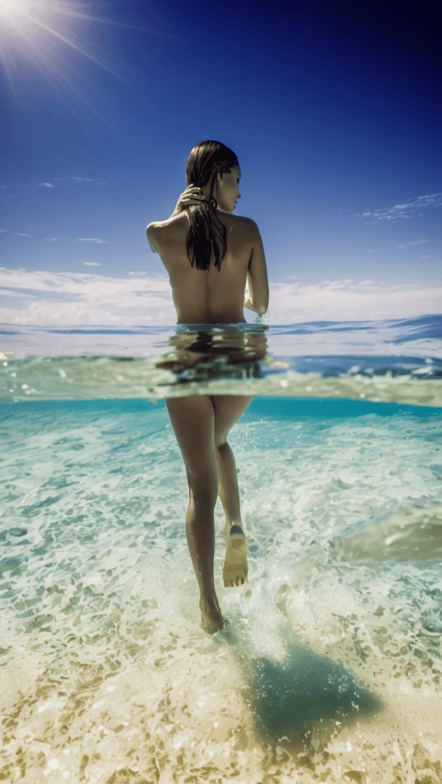 AI generated: (masterpiece, best quality, RAW photo), ((full body)), full length shot of a gorgeous woman, dark lo...