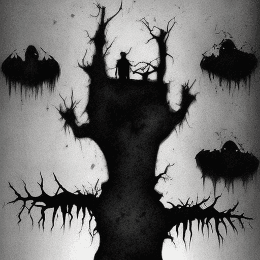 AI generated: darkness, scary, morbid